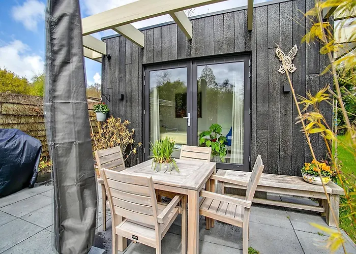 House In Near Dunes And